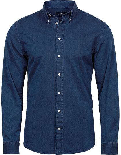 TJ4002 Men´s Casual Twill Shirt M / Indigo