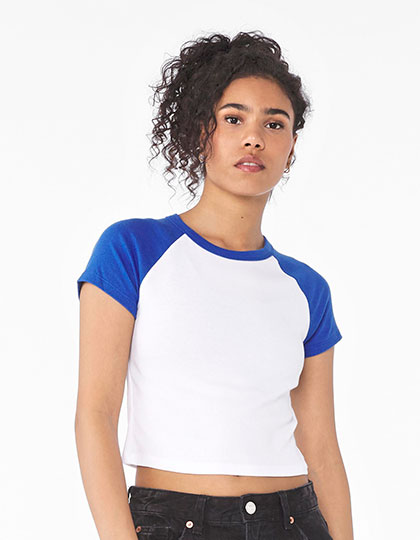 BL1201 Women´s Micro Rib Raglan Baby Tee