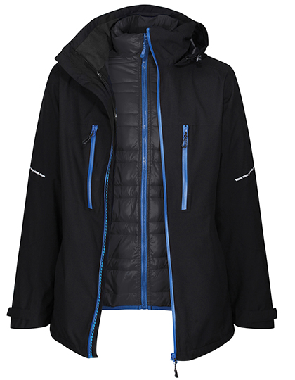 RG156 X-Pro Evader III 3in1 Jacket S / Black/Oxford Blue