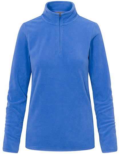 E7925 Women´s Recycled Fleece Troyer S / Azur Blue
