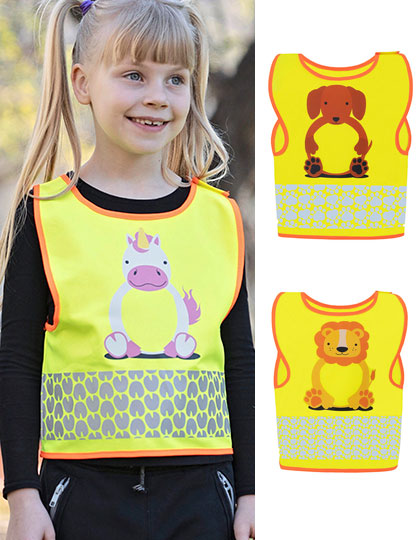 KX119K Children's Safety Vest Funtastic Wildlife CO² Neutral