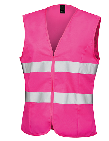 RT334F Women´s Enhanced Visibility Fitted Tabard XXS / Fluorescent Pink