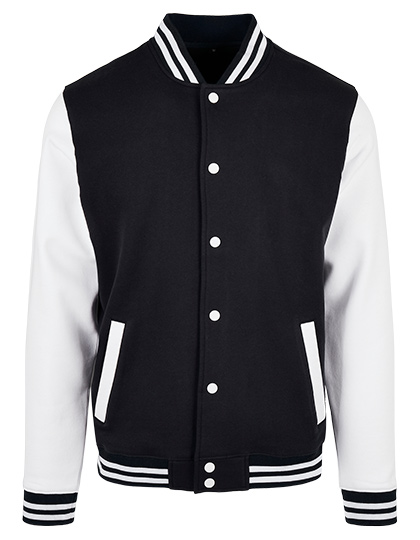 BYBB004 Basic College Jacket XS / Black/White