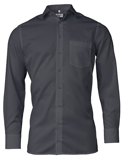 MV797364 Men´s Shirt Comfort Fit Long Sleeve 40 / Anthracite