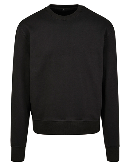 BY120 Premium Oversize Crewneck Sweatshirt L / Black