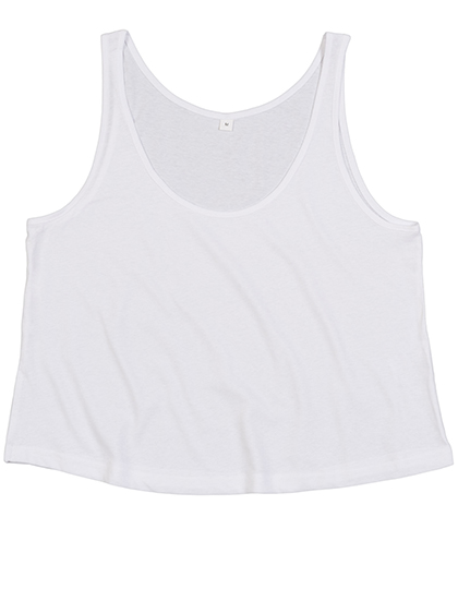 P127 Women´s Organic Crop Vest M / White