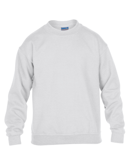 G18000K Heavy Blend™ Youth Crewneck Sweatshirt XL (176) / White