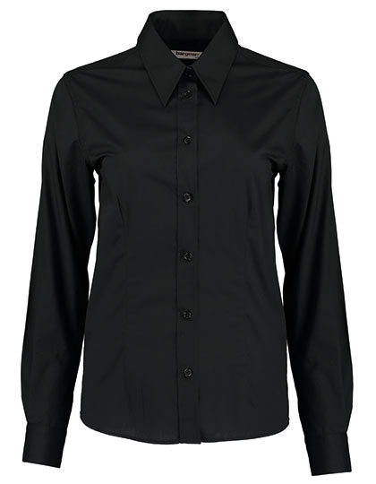 K738 Women´s Tailored Fit Shirt Long Sleeve 44 (XXL/18) / Black