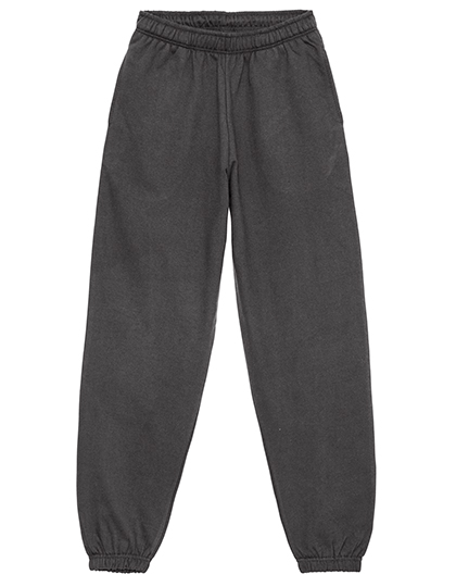 JH072 College Cuffed Jogpants S / Charcoal (Heather)