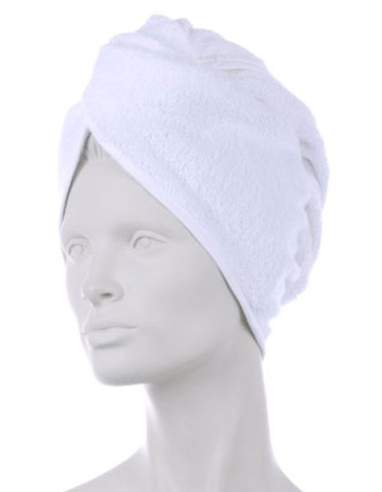 XF600 Frottierturban One Size / White