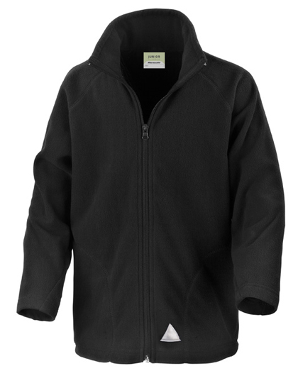 RT114J Junior Microfleece Jacket XXS (3-4) / Black