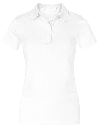 E4025 Women´s Jersey Polo S / White