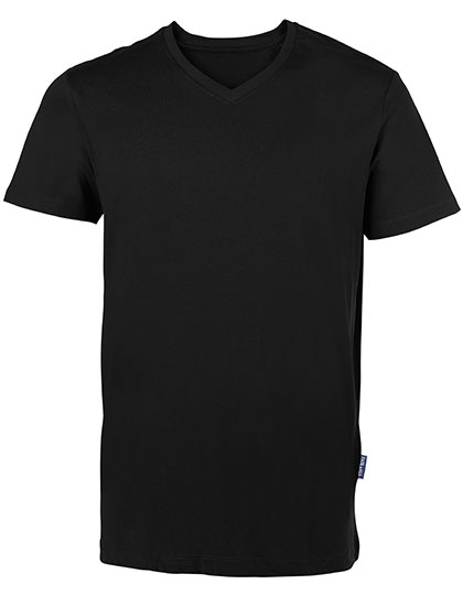 HRM102 Men´s Luxury V-Neck Tees S / Black