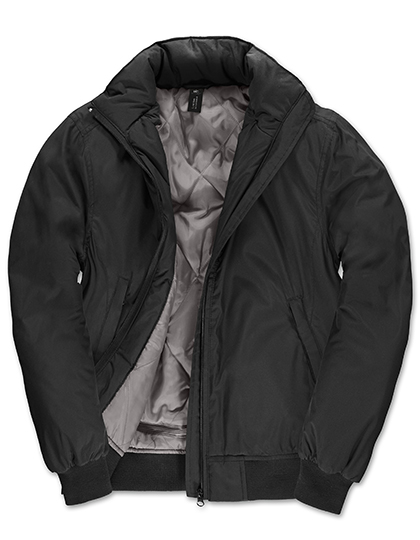 BCJW962 Women´s Jacket Crew Bomber XS / Black/Warm Grey