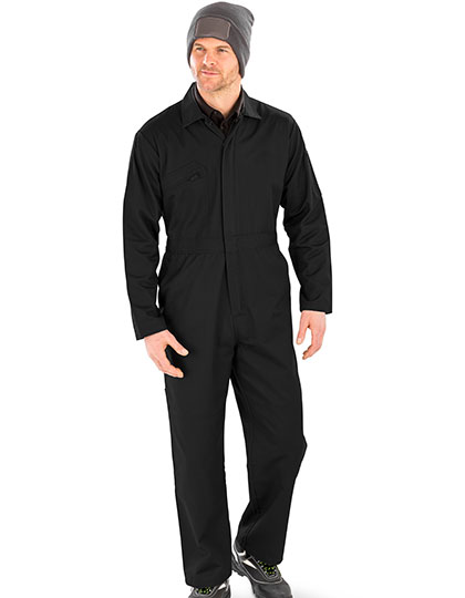 RT510 Recycled Action Overall With Zip Front