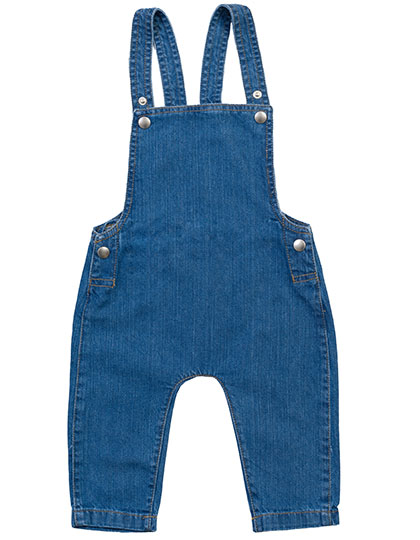 BZ56 Baby Rocks Denim Dungarees 12-18 months / Denim Blue