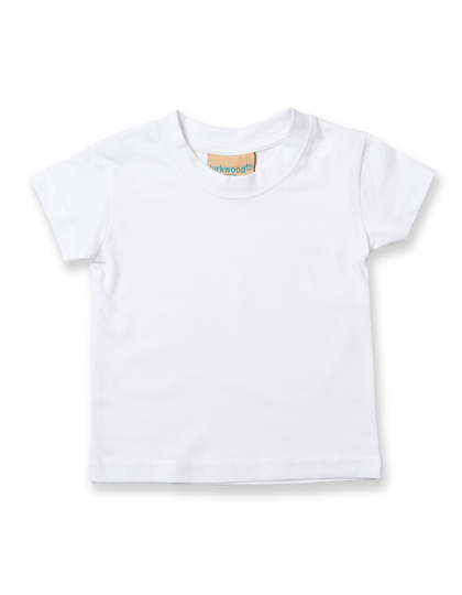 LW020 Baby-Kids Crew Neck T-Shirt 5-6 years / White
