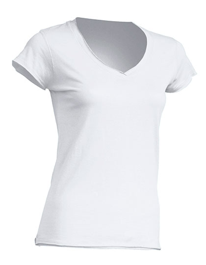 JHK271 Ladies´ V-Neck Sicilia S / White