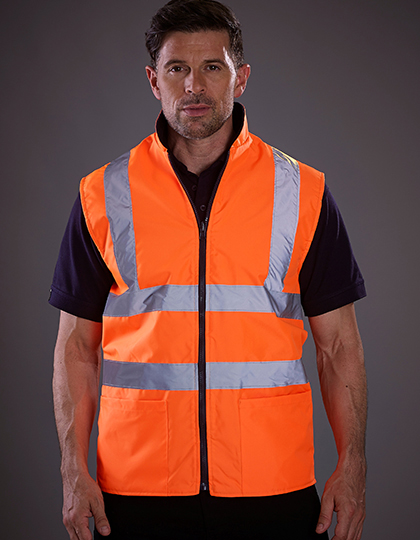 YK008F Reversible Fleece Bodywarmer