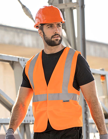 KX141 Hi-Vis Safety Vest With 3 Reflective Stripes Bremen