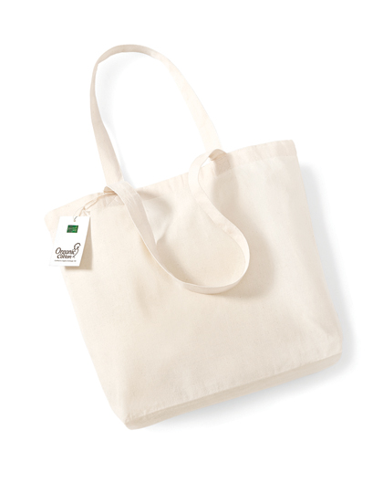 WM180 Organic Cotton Shopper 32 x 35 x 12 cm / Natural