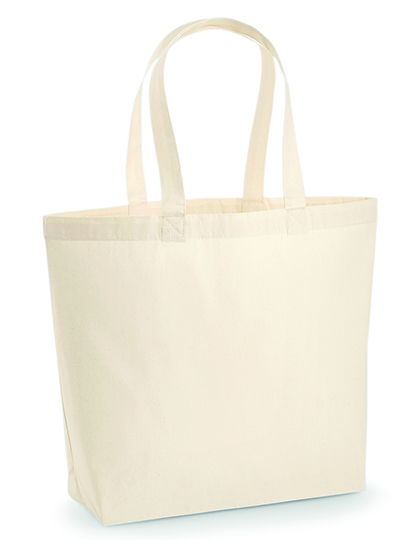 WM225 Premium Cotton Maxi Bag 35 x 39 x 13,5 cm / Natural