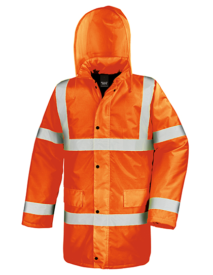 RT218X High Vis Motorway Coat S / Fluorescent Orange