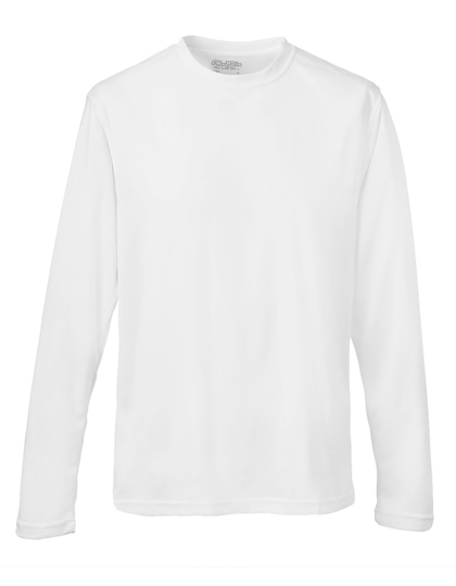 JC002 Long Sleeve Cool T S / Arctic White