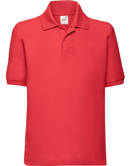 F502K Kids´ 65/35 Polo 116 / Red