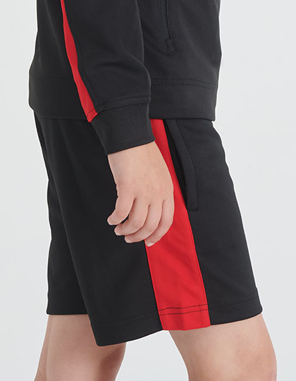 FH887 Kids Knitted Shorts with Zip Pockets