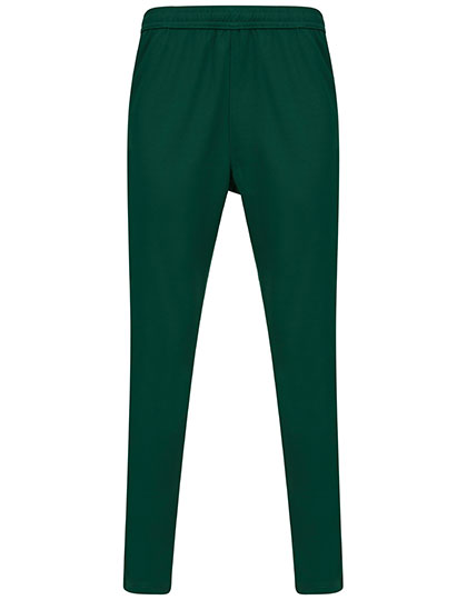 FH881 Adults Knitted Tracksuit Pants M / Bottle Green/White