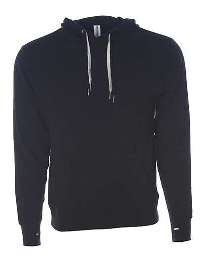 NP304 Unisex Midweight French Terry Hooded Pullover L / Black