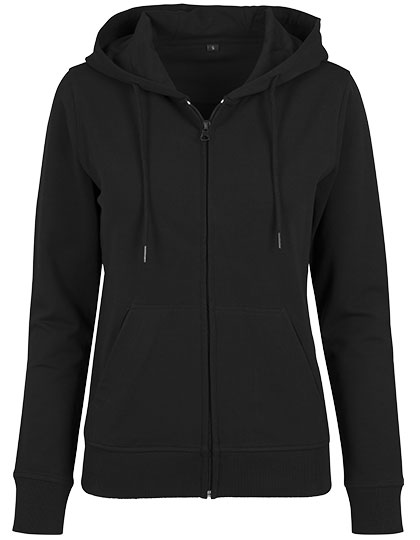 BY069 Ladies´ Terry Zip Hoody M / Black