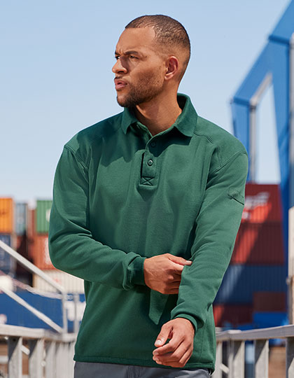 Z012 Adults' Heavy Duty Collar Sweatshirt