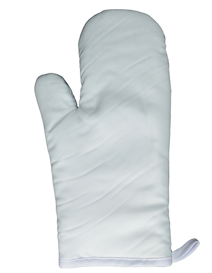 X1011 Cotton Oven Mitt 30 x 14 cm / White