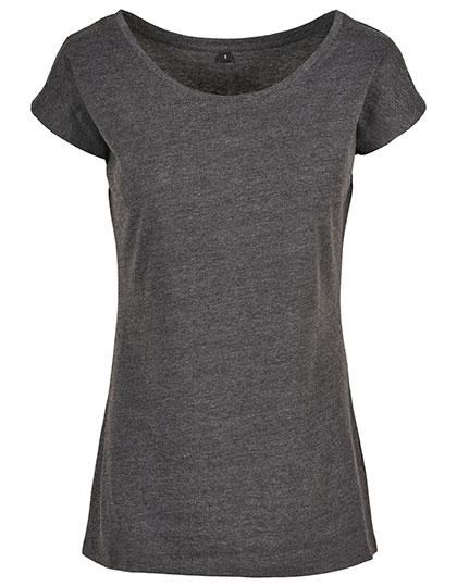 BYBB013 Ladies´ Wide Neck Tee 4XL / Charcoal