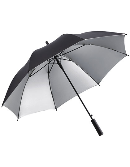 FA1159 AC-Stockschirm FARE®-Doubleface Ø 105 cm / Black/Silver