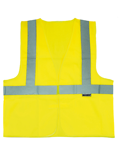 KX141 Hi-Vis Safety Vest With 3 Reflective Stripes Bremen XL / Signal Yellow