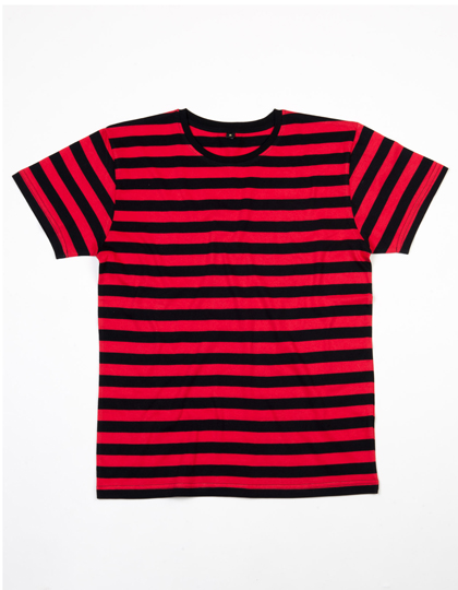 P109s Men´s Stripy T S / Black/Red
