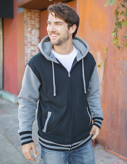 NP351 Unisex Heavyweight Varsity Zip Hood