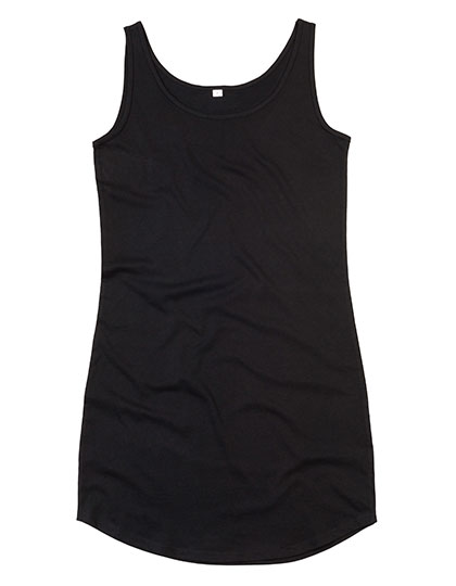 P116 Curved Vest Dress XL / Black