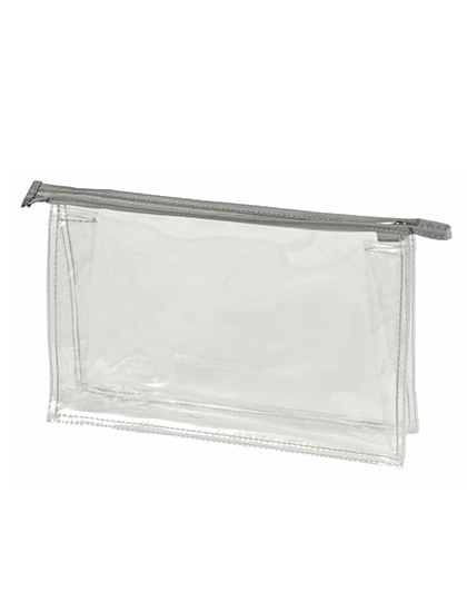 HF0177 Zipper Bag Universal 27 x 17 x 7 cm / Transparent
