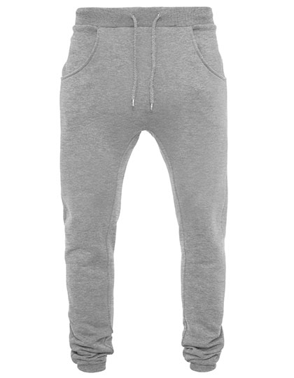 BY013 Heavy Deep Crotch Sweatpants S / Heather Grey