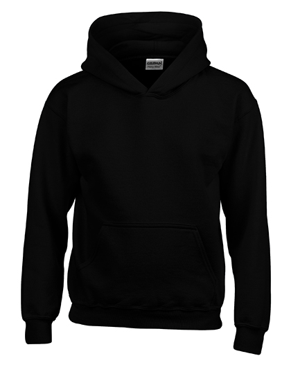 G18500K Heavy Blend™ Youth Hooded Sweatshirt XS (104/110) / Black