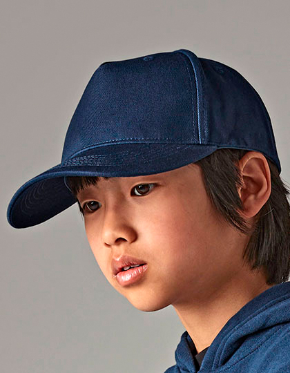 CB63NB Junior Organic Cotton 5 Panel Cap