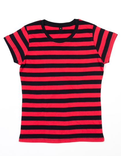 P110S Women´s Stripy T S / Black/Red