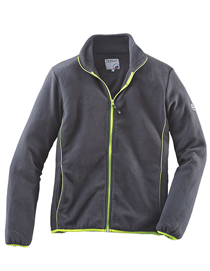TX61639 Men´s Professional Fleece Jacket XL / Black/Lime