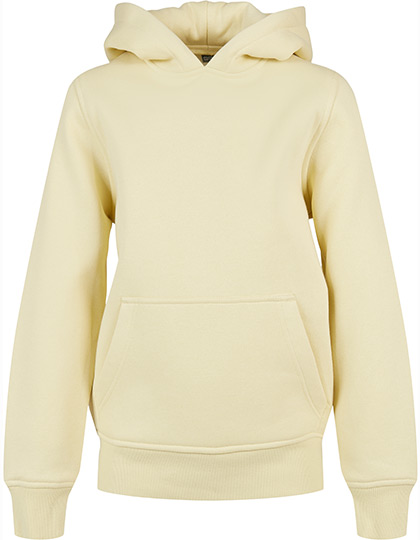 BY117 Kids´ Basic Hoody 110/116 / Soft Yellow
