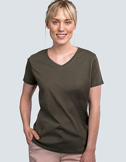 HRM202 Women´s Luxury V-Neck Tees