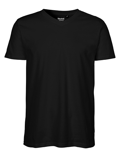 NE61005 Men´s V-Neck T-Shirt S / Black